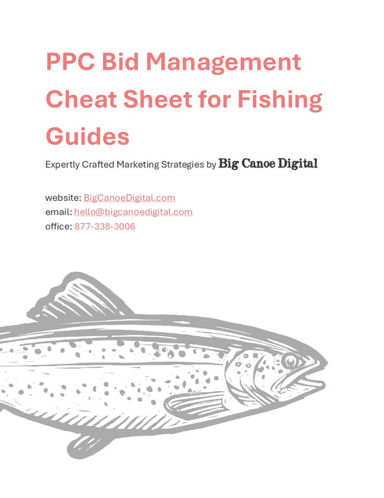 PPC Bid Management Cheat Sheet for Fishing Guides