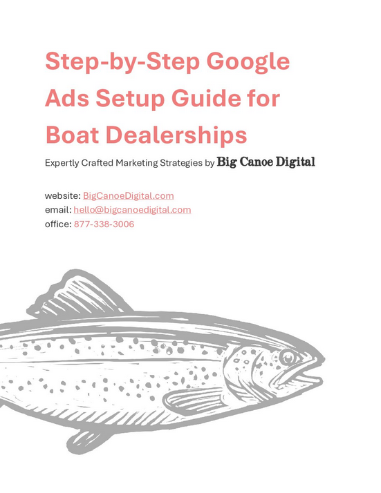 Step by Step Google Ads Setup Guide for Boat Dealerships